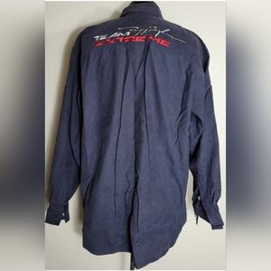 Vintage Ruff Ryders Team Extreme Button Up Shirt Mens Size Large DMX Hip Hop